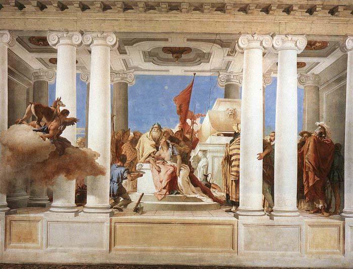 Giovanni Battista Tiepolo The Sacrifice of Iphigenia oil painting picture